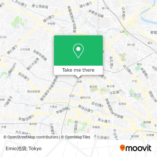 Emio池袋 map
