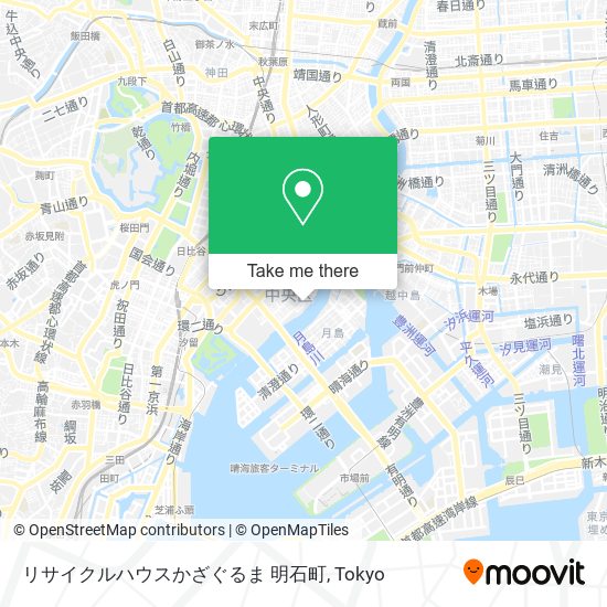 リサイクルハウスかざぐるま 明石町 map