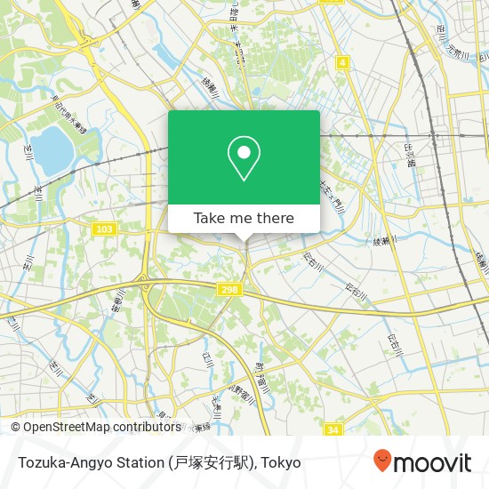Tozuka-Angyo Station (戸塚安行駅) map