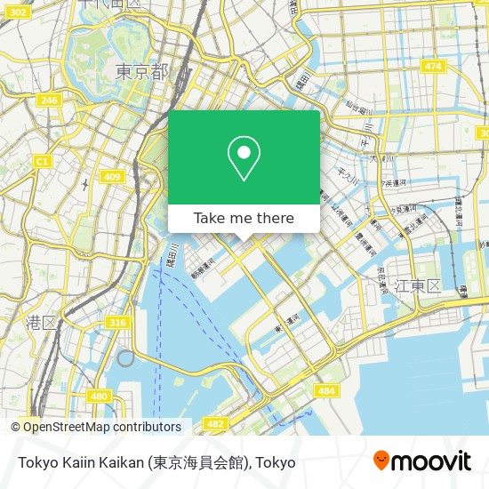 How To Get To Tokyo Kaiin Kaikan 東京海員会館 In 中央区 By Bus Moovit