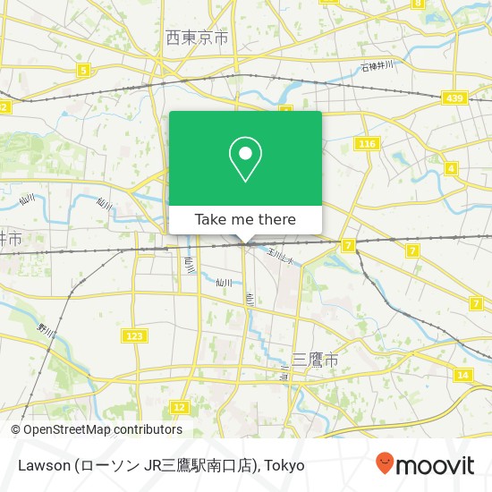 Lawson (ローソン JR三鷹駅南口店) map