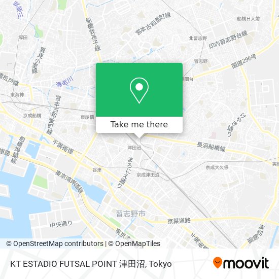 How To Get To Kt Estadio Futsal Point 津田沼 In 船橋市 By Metro Or Bus