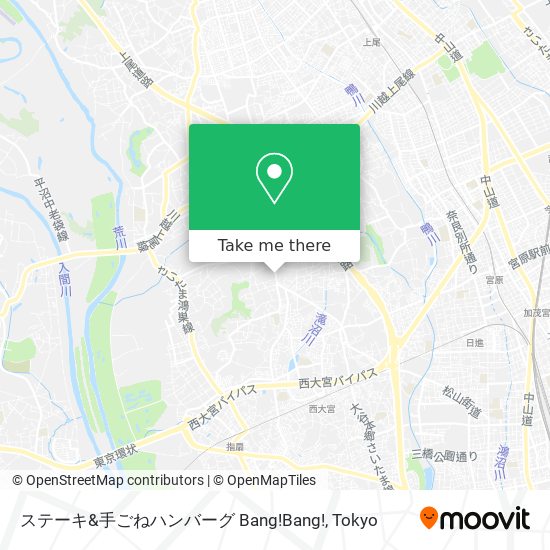 ステーキ&手ごねハンバーグ Bang!Bang! map