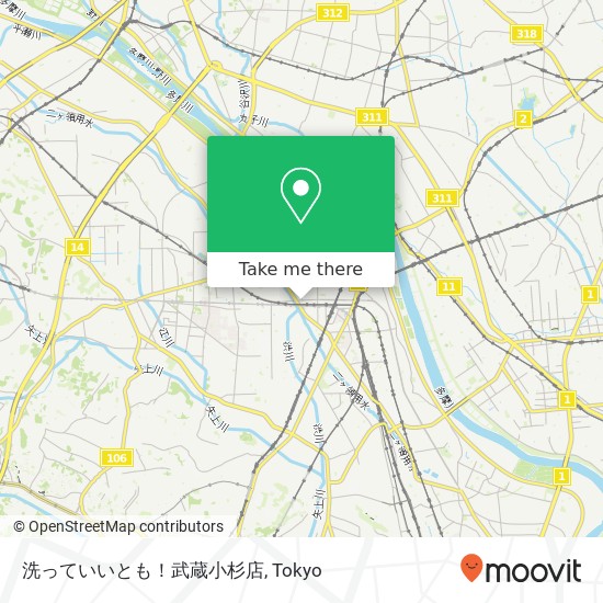 洗っていいとも！武蔵小杉店 map