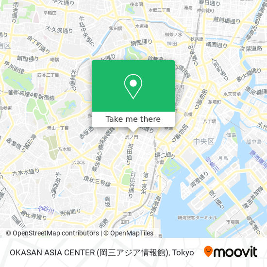 OKASAN ASIA CENTER (岡三アジア情報館) map