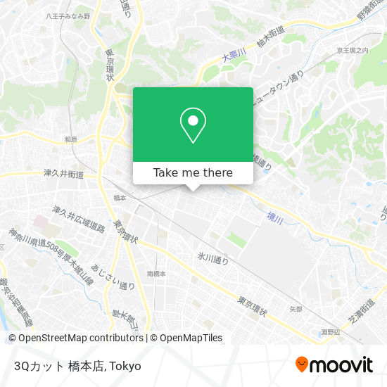 3Qカット 橋本店 map