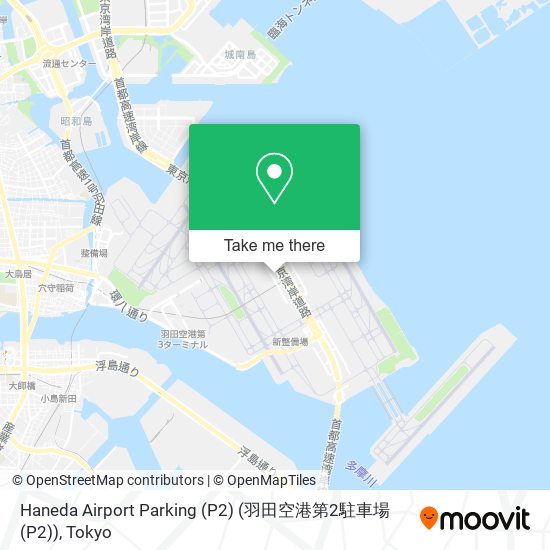 Haneda Airport Parking (P2) (羽田空港第2駐車場 (P2)) map