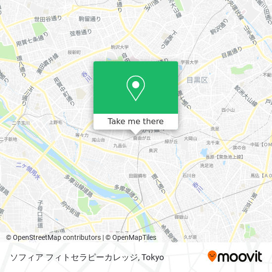 How To Get To ソフィア フィトセラピーカレッジ In 世田谷区 By Bus Or Metro Moovit