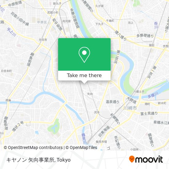 キヤノン 矢向事業所 map