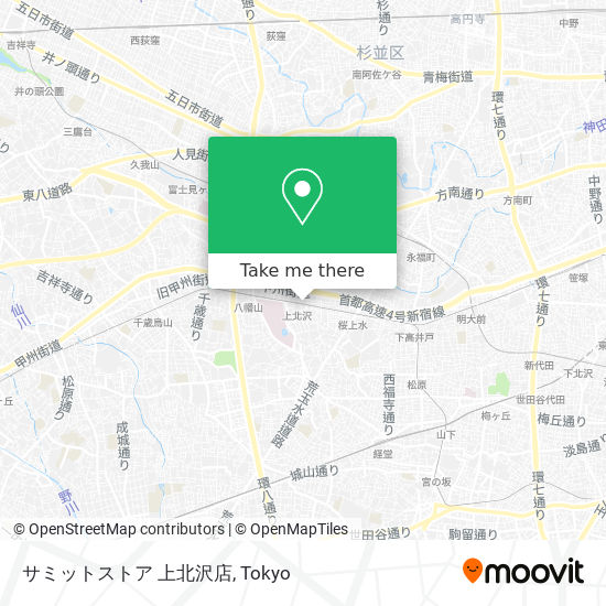 サミットストア 上北沢店 map