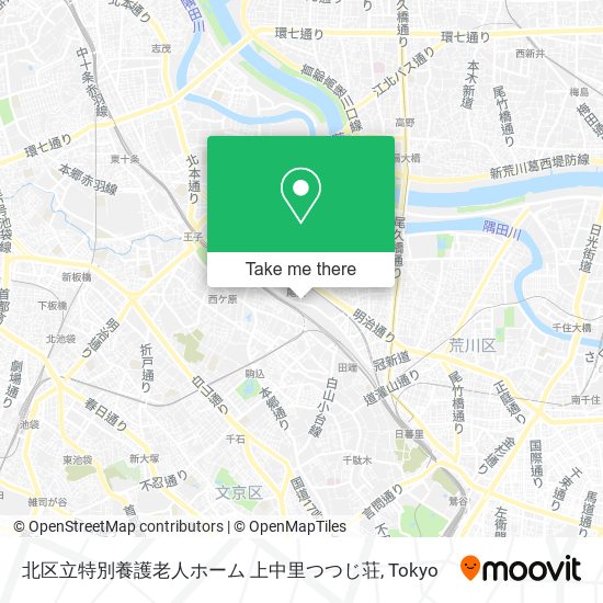 北区立特別養護老人ホーム 上中里つつじ荘 map