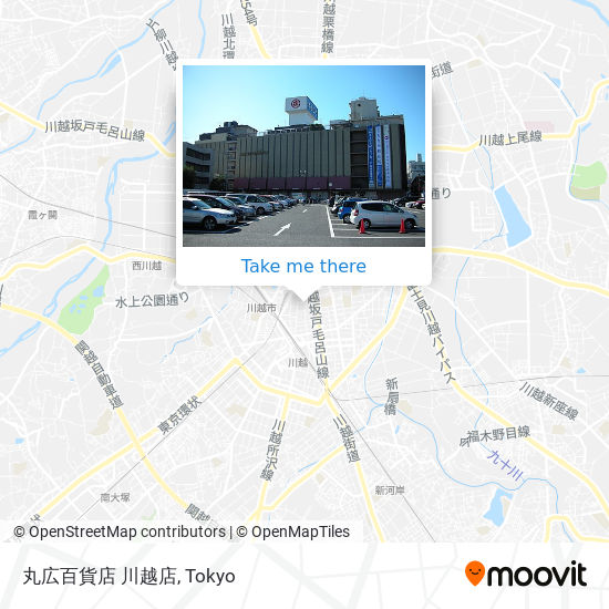 丸広百貨店 川越店 map
