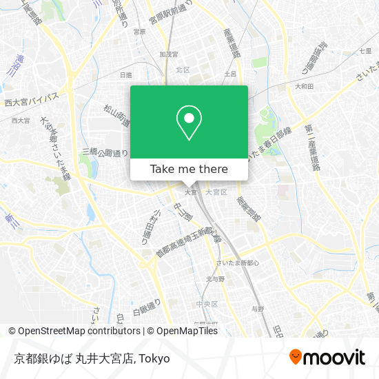 京都銀ゆば 丸井大宮店 map