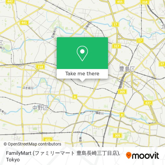 FamilyMart (ファミリーマート 豊島長崎三丁目店) map