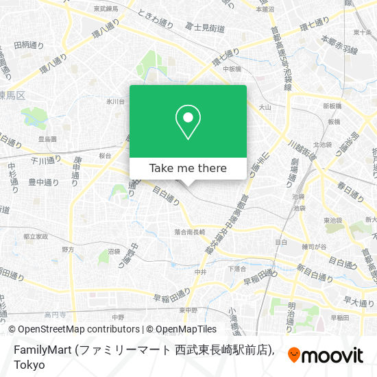 FamilyMart (ファミリーマート 西武東長崎駅前店) map