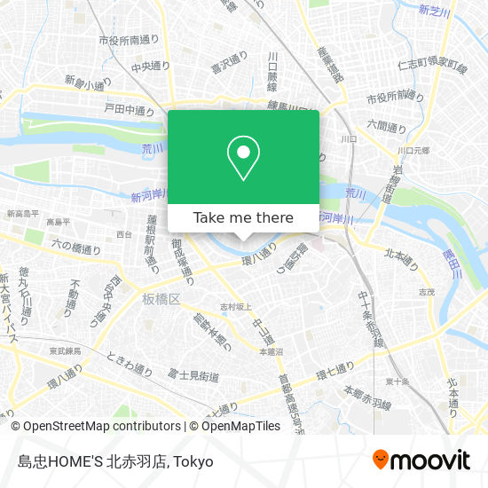 島忠HOME'S 北赤羽店 map