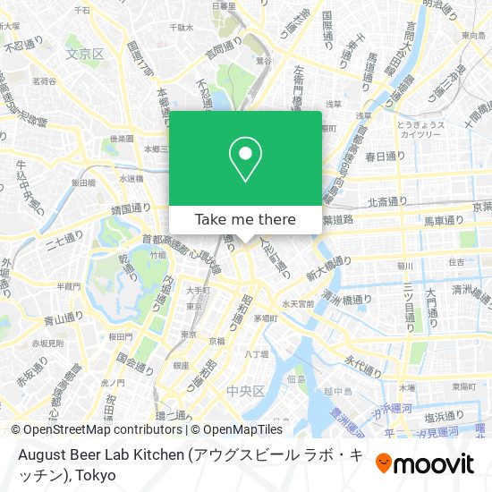 August Beer Lab Kitchen (アウグスビール ラボ・キッチン) map