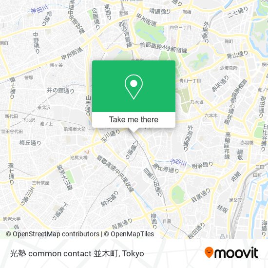 光塾 common contact 並木町 map
