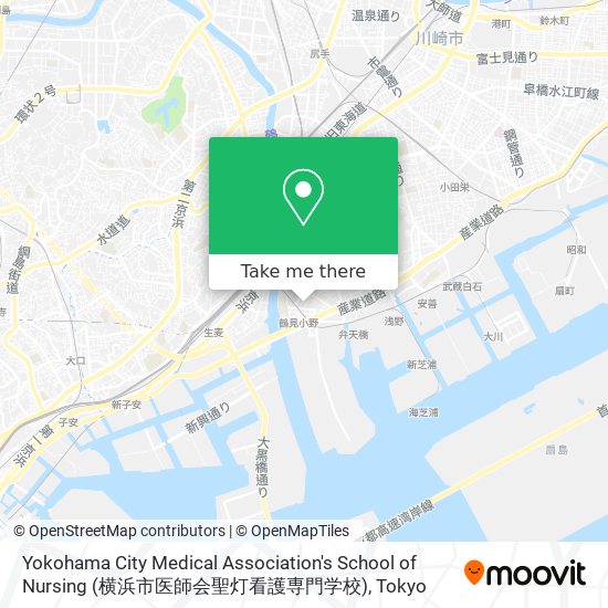 Yokohama City Medical Association's School of Nursing (横浜市医師会聖灯看護専門学校) map