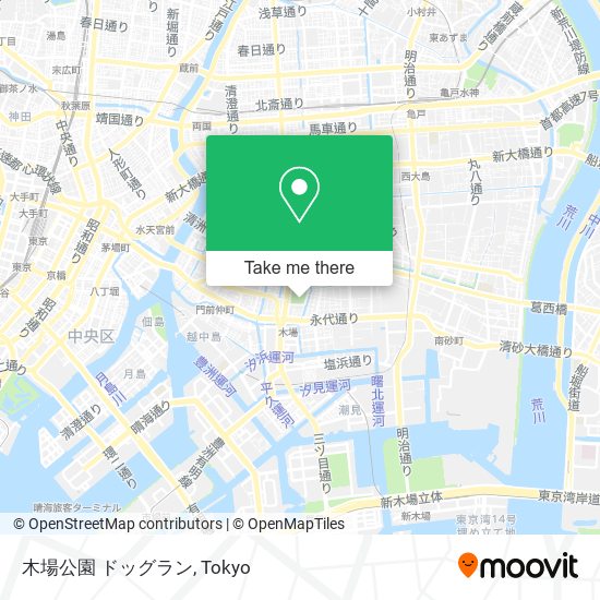 木場公園 ドッグラン map