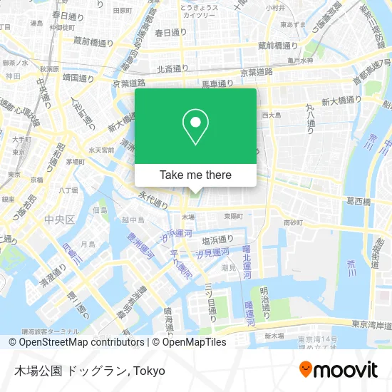 木場公園 ドッグラン map