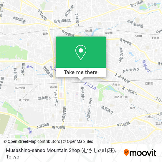 Musashino-sanso Mountain Shop (むさしの山荘) map