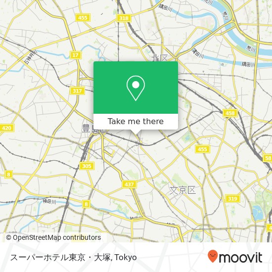 スーパーホテル東京・大塚 map