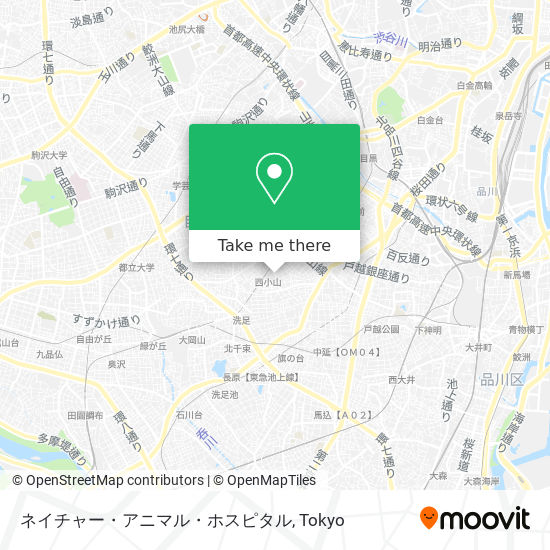 ネイチャー・アニマル・ホスピタル map