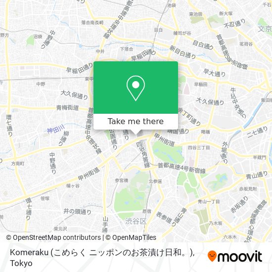 Komeraku (こめらく ニッポンのお茶漬け日和。) map