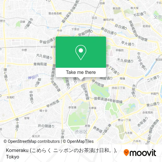 Komeraku (こめらく ニッポンのお茶漬け日和。) map