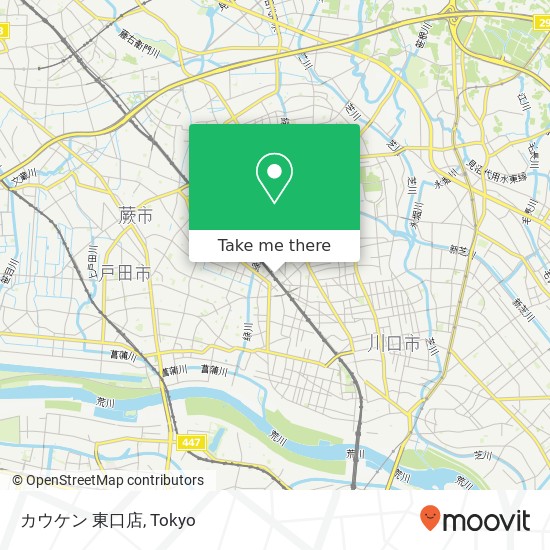 カウケン 東口店 map