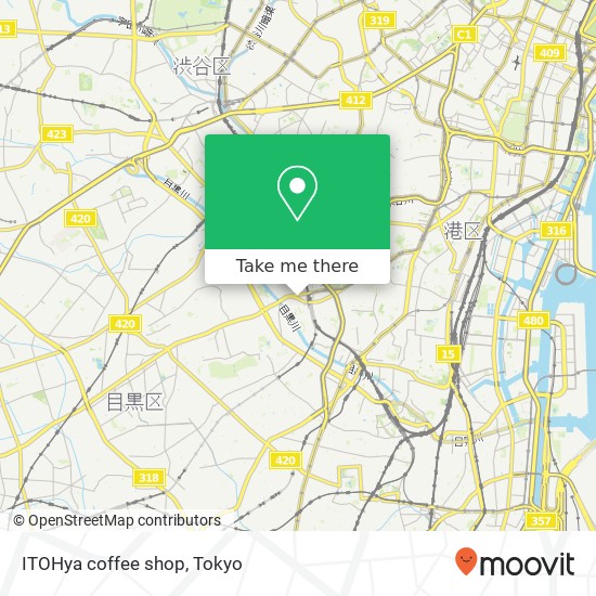 ITOHya coffee shop map