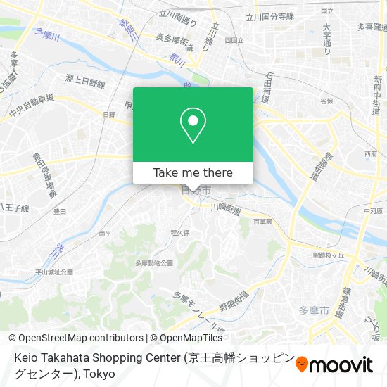 Keio Takahata Shopping Center (京王高幡ショッピングセンター) map