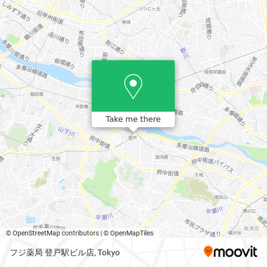 フジ薬局 登戸駅ビル店 map
