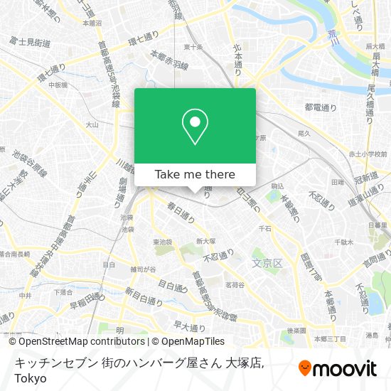 キッチンセブン 街のハンバーグ屋さん 大塚店 map