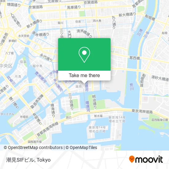 潮見SIFビル map