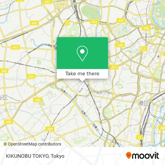 KIKUNOBU TOKYO map