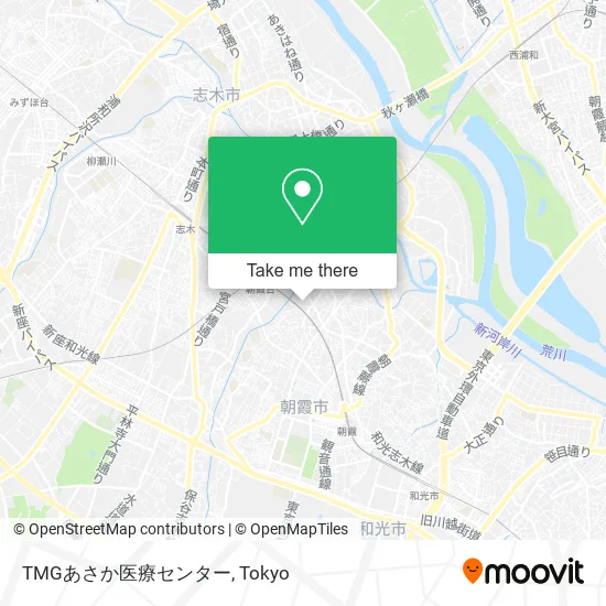 TMGあさか医療センター map