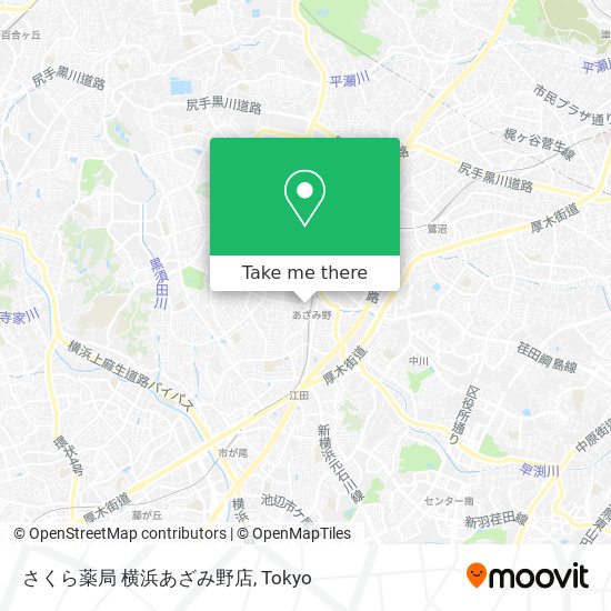 さくら薬局 横浜あざみ野店 map