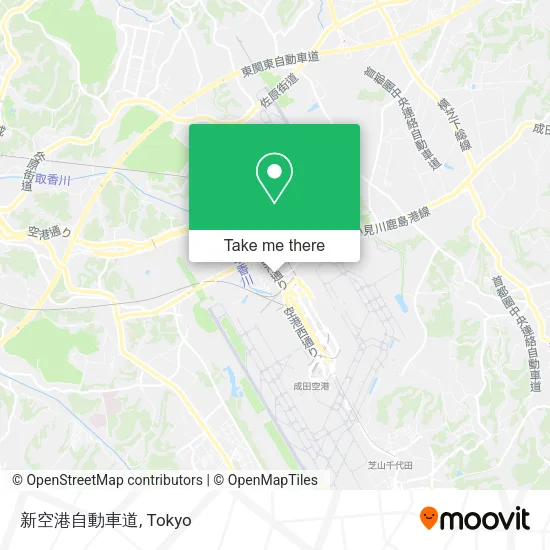 新空港自動車道 map