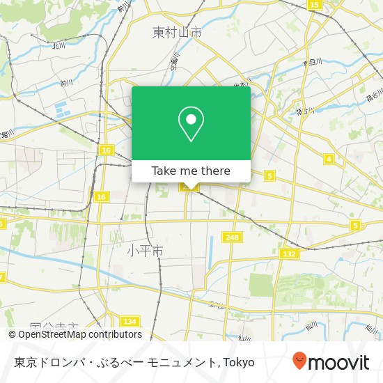 東京ドロンパ・ぶるべー モニュメント map