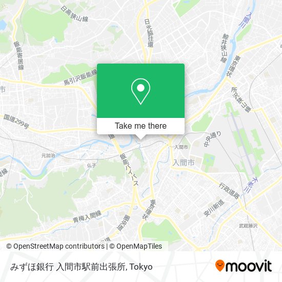 みずほ銀行 入間市駅前出張所 map