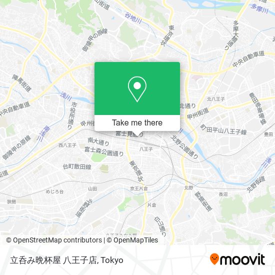 立呑み晩杯屋 八王子店 map