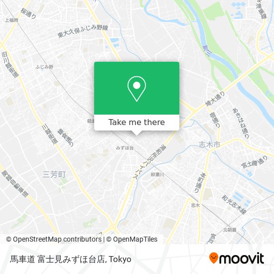 馬車道 富士見みずほ台店 map