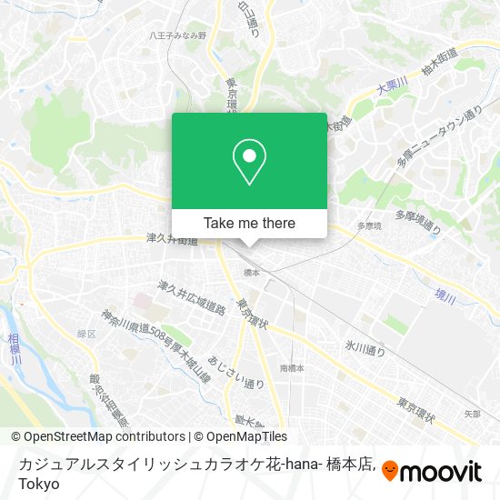 カジュアルスタイリッシュカラオケ花-hana- 橋本店 map