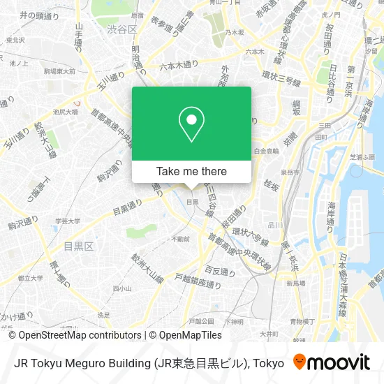 JR Tokyu Meguro Building (JR東急目黒ビル) map