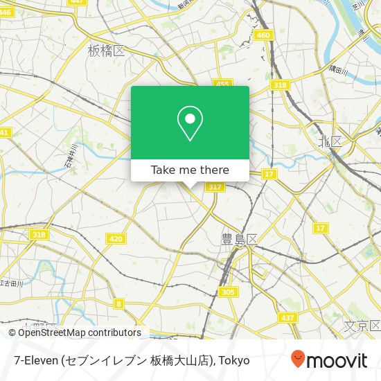 7-Eleven (セブンイレブン 板橋大山店) map