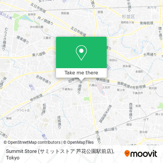 Summit Store (サミットストア 芦花公園駅前店) map