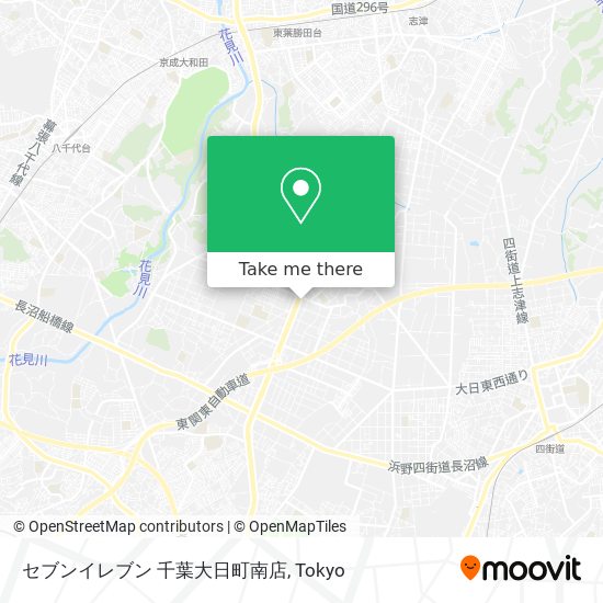 セブンイレブン 千葉大日町南店 map