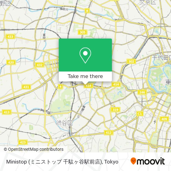 Ministop (ミニストップ 千駄ヶ谷駅前店) map